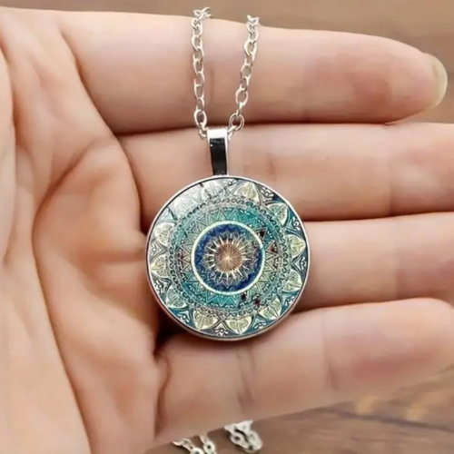 Levoire | Vinicole Bleu Mandala Collier