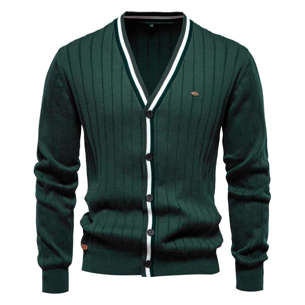 Levoire | Élégants gilets en tricot pour hommes Vert