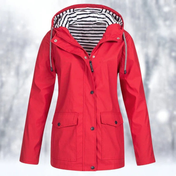 Levoire | Veste Imperméable Pour Femme Rouge