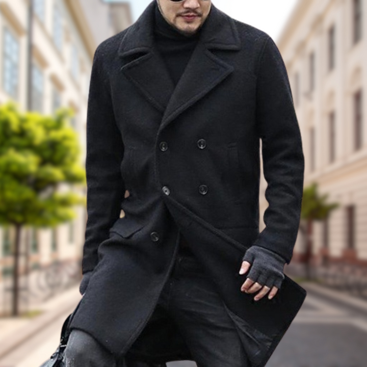 Levoire | Manteau d'automne confortable et élégant Nero