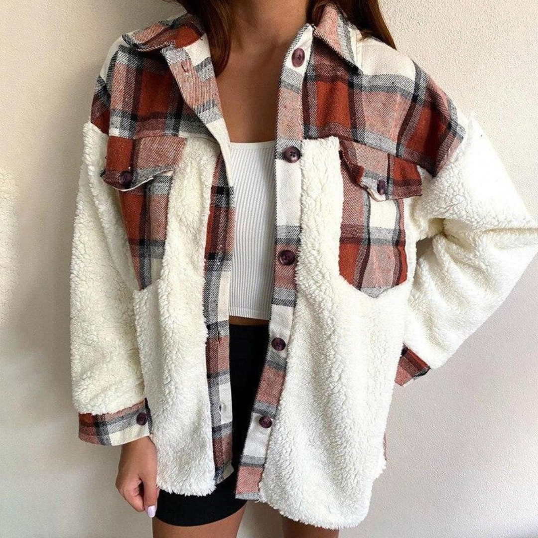 Levoire | Manteau en laine pour femmes Braun