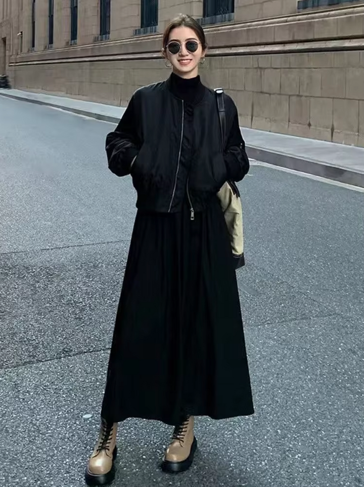 Levoire | Robe Longue Manches Fluides