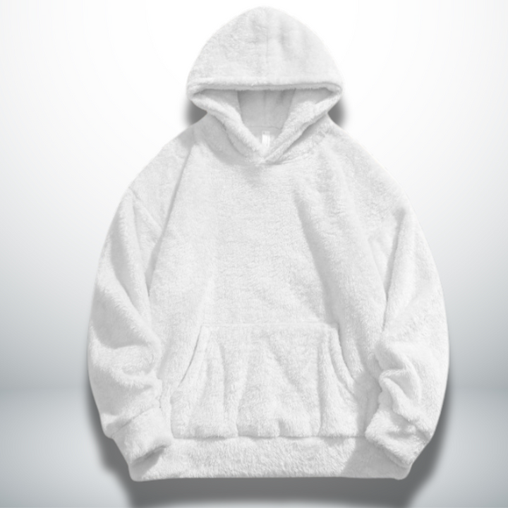 Levoire | Sweatshirt chaud et doux oversize unisexe Bianco