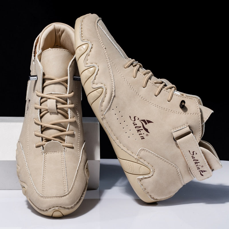 Levoire | Robe Col Montant kaki
