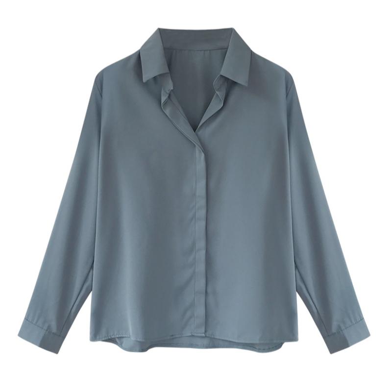 Levoire | Chemisier À Manches Longues En Chiffon Chemise Élégante