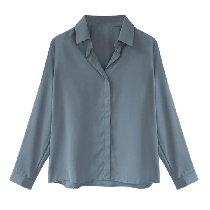 Levoire | Chemisier À Manches Longues En Chiffon Chemise Élégante