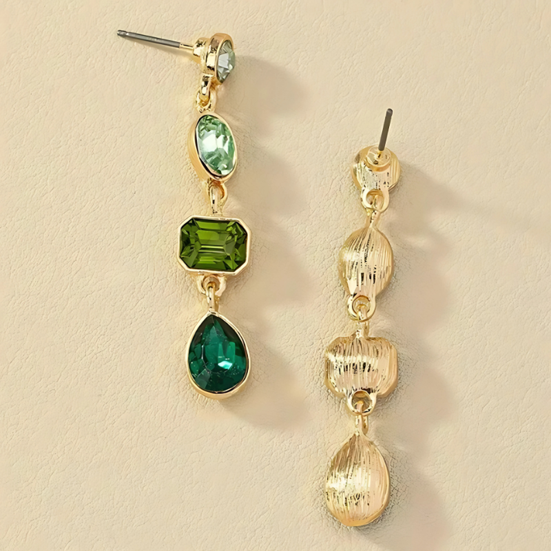 Levoire | Boucles D'Oreilles En Or Avec Des Pierres Vertes