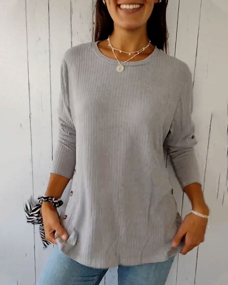 Levoire | Blouse Avec Manches Longues Et Col Rond