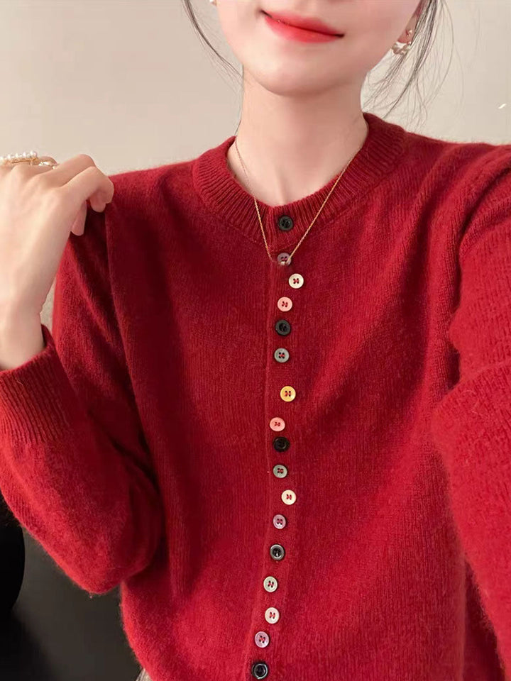 Levoire | Pull en tricot confortable à porter Rot
