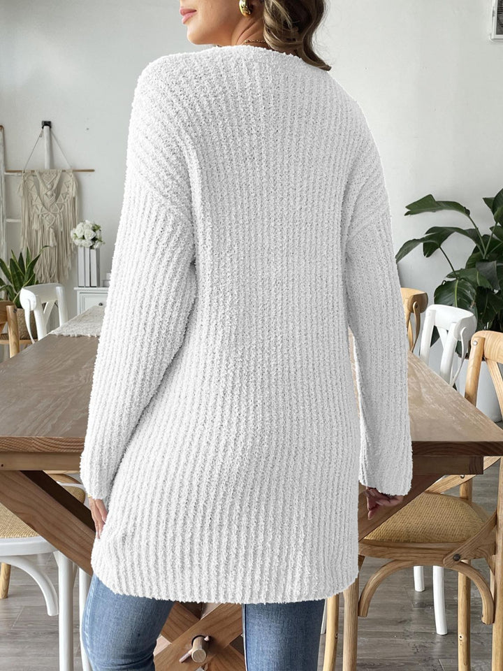 Levoire | Cardigan Ouvert Avec Fermeture À Nœud Manches Longues
