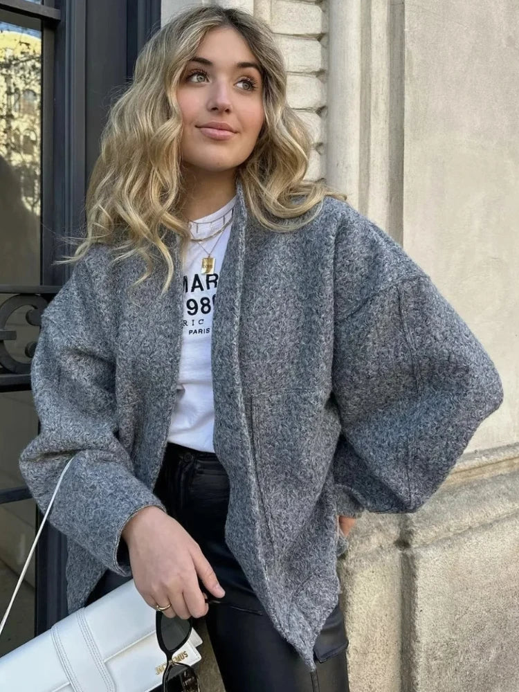 Levoire | Manteau Pour Dames Tendance Décontracté En Grande Taille
