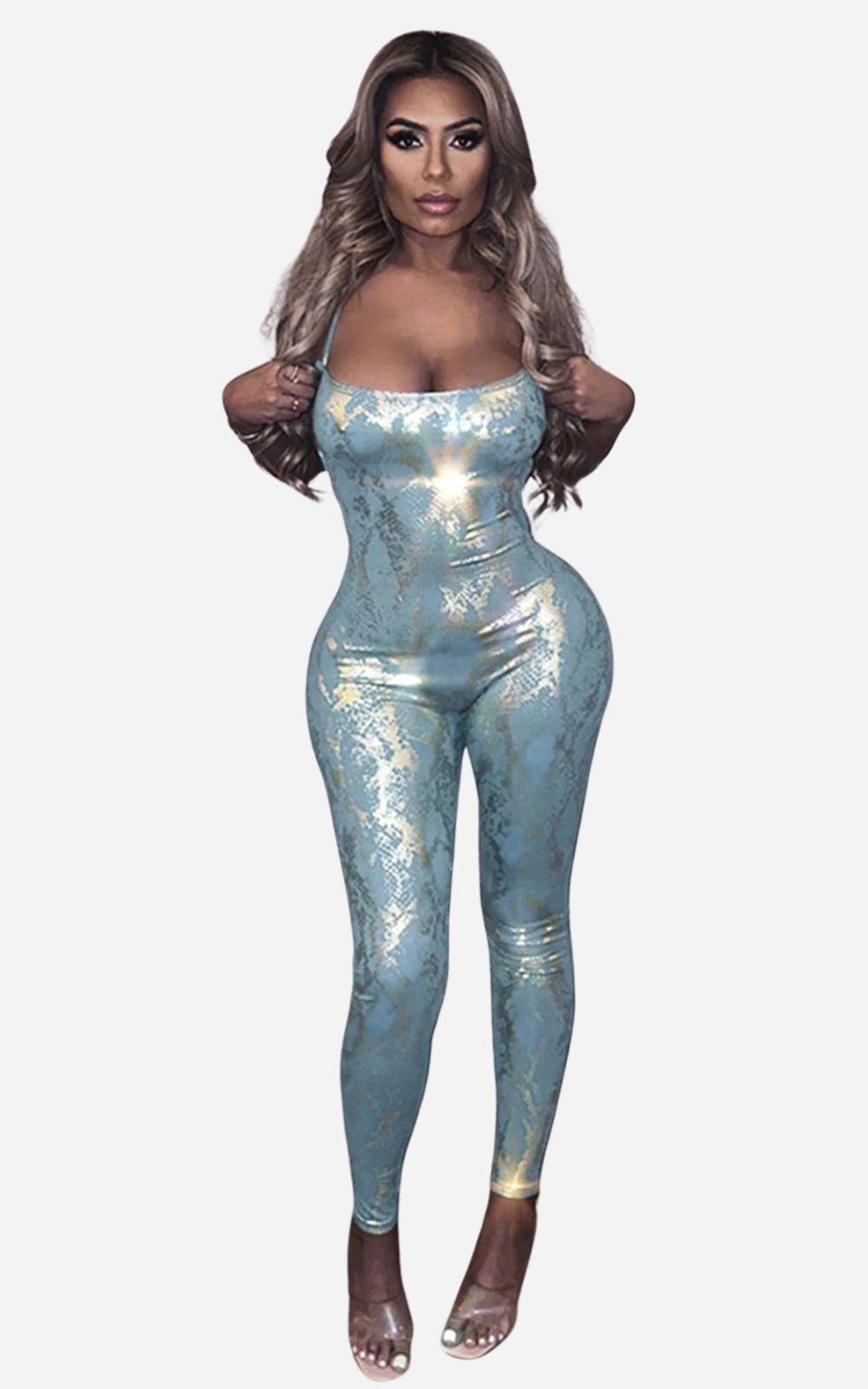 Levoire | Goldeng Brillant Femme Glamour Et Élégance Bleu