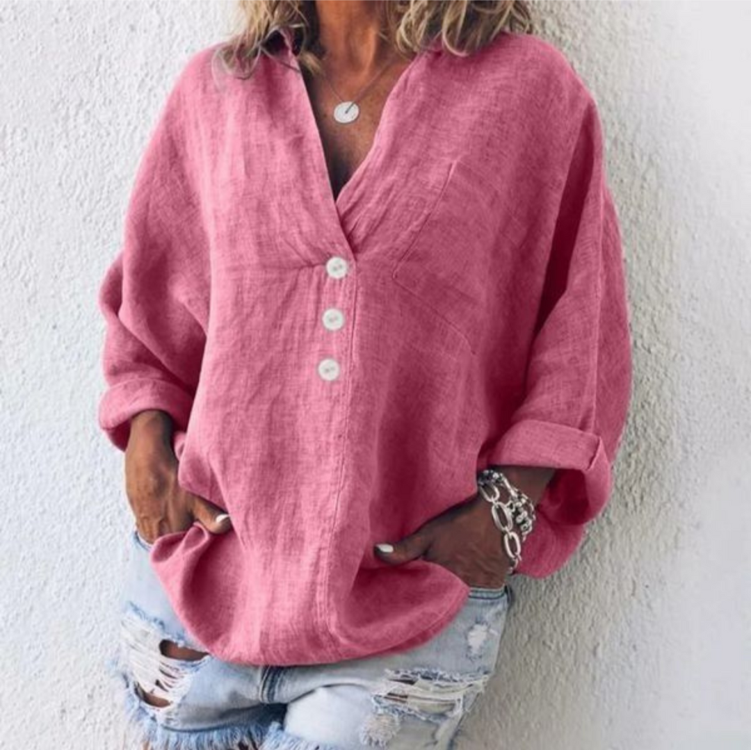 Levoire | Chic Blouse Robe FR Femmes FR Occasions Formelles Rosa