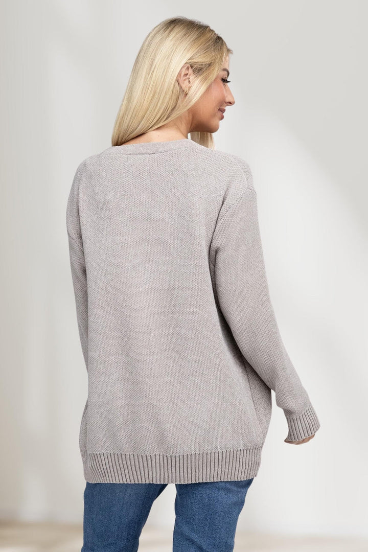 Levoire | Cardigan Sweat Ouvert Pour Toutes Les Occasions