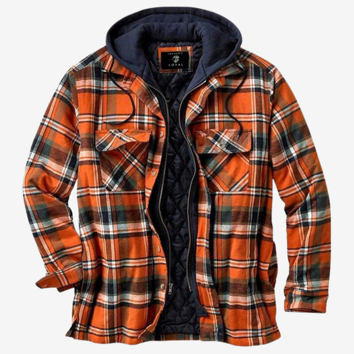 Levoire | Veste En Flanelle Orange