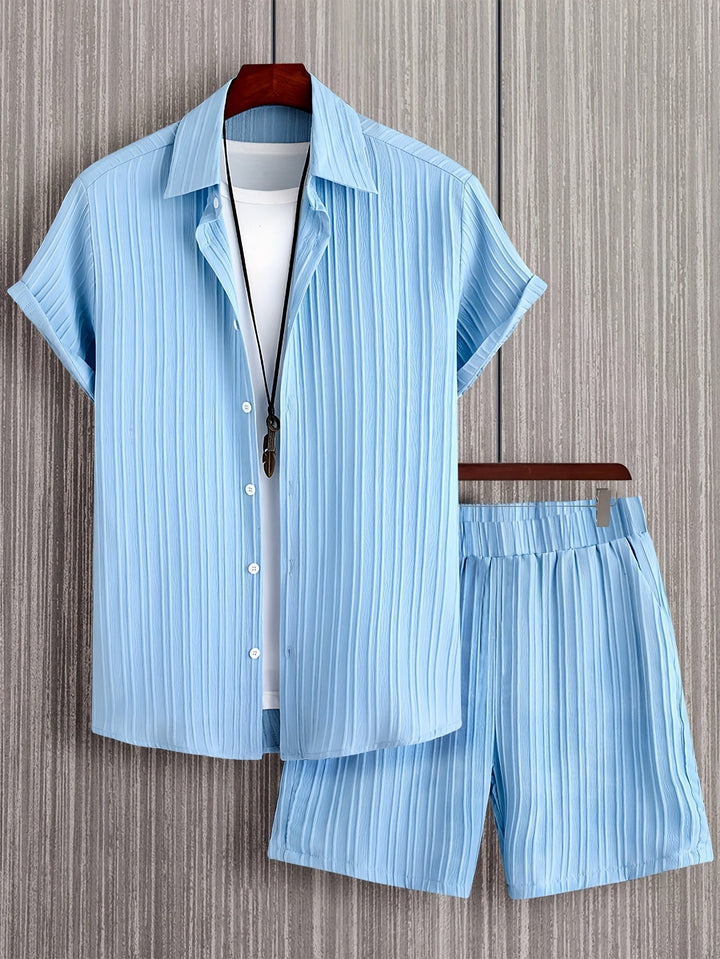 Levoire | Tenue D'Été Relaxante Pour Hommes Ciel bleu
