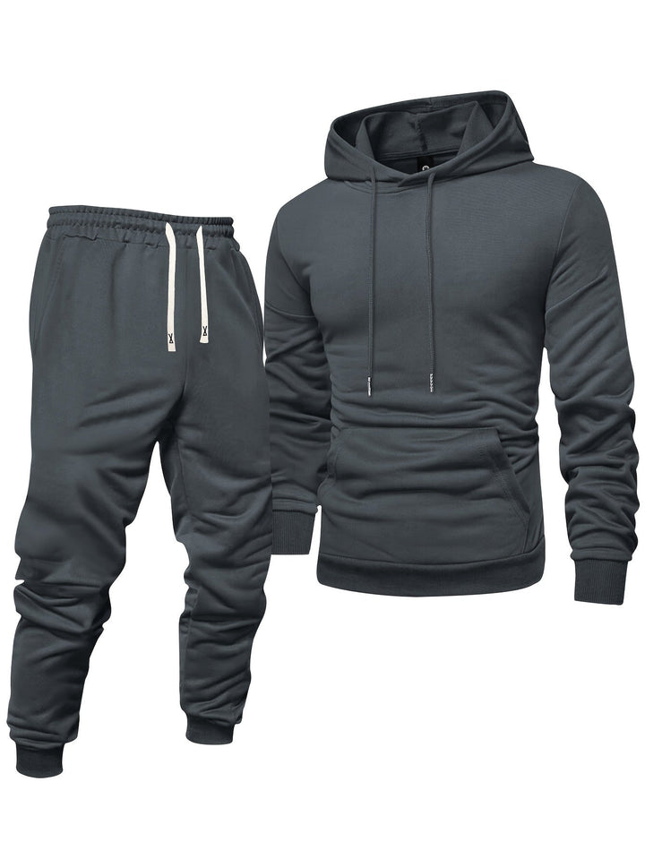 Levoire | Sweat À Capuche Avec Manches Longues Et Ensemble De Jogging Gris foncé