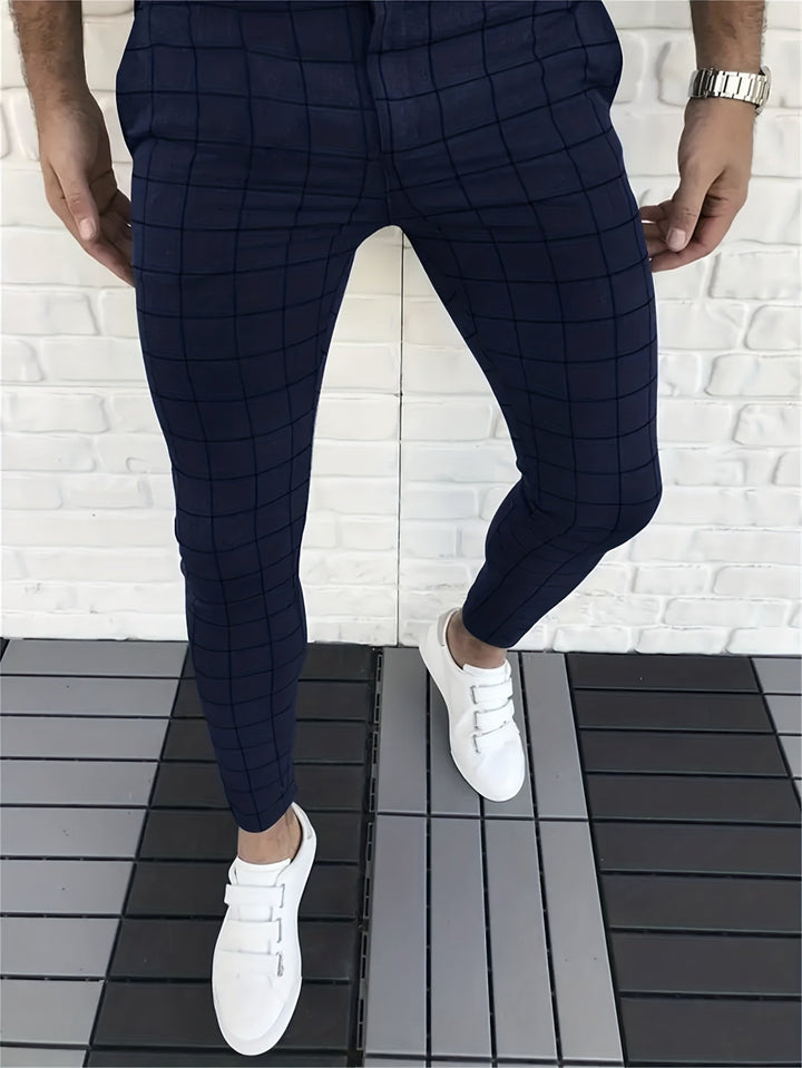 Levoire | Élégant Pantalon À Carreaux Pour Hommes Merimustav