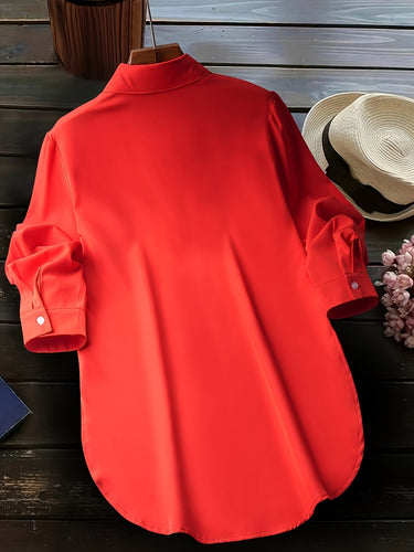 Levoire | Chemise Élégante Avec Boutonnière Divisée Et Manches Longues