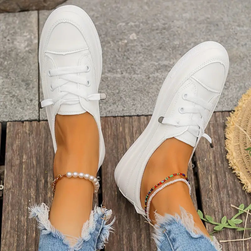 Levoire | Chaussures Plates Decontractees Avec Coupe Tendance Et Confortable