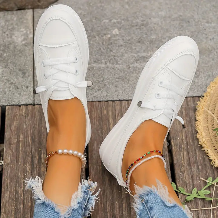 Levoire | Chaussures Plates Decontractees Avec Coupe Tendance Et Confortable