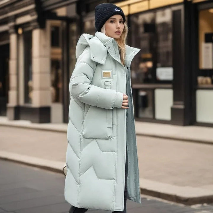 Levoire | Manteau De Ville Oversize Avec Capuche Vert