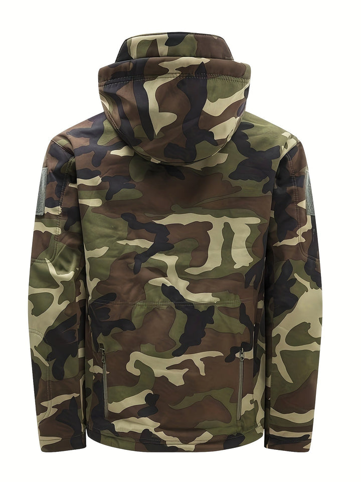 Levoire | Veste De Vent Chaude En Polaire Pour Hommes Avec Capuche
