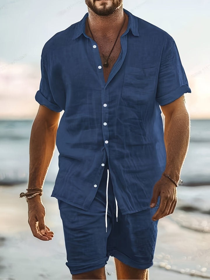 Levoire | Robe D'Été Pour Hommes Bleu