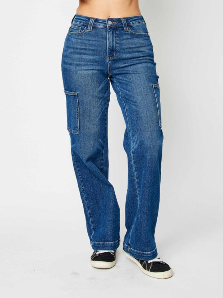 Levoire | Judy Blue Taille Haute Cargo Jeans