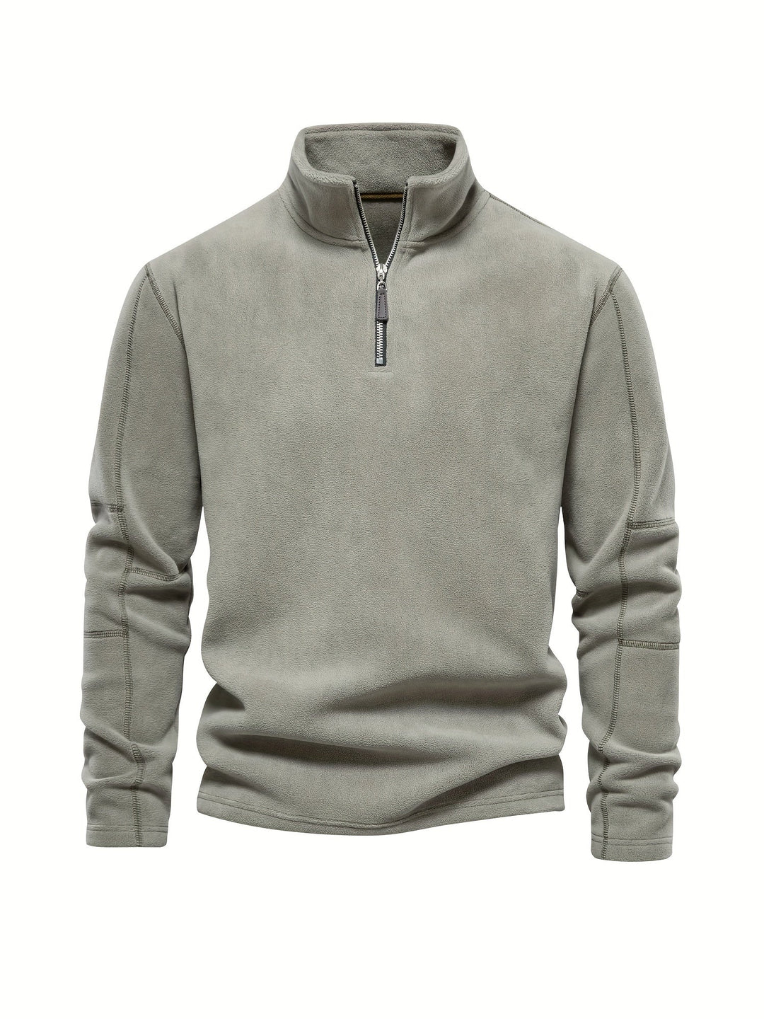 Levoire | Veste À Col En V Pour Homme Avec Zip Et Col En V Vert olive