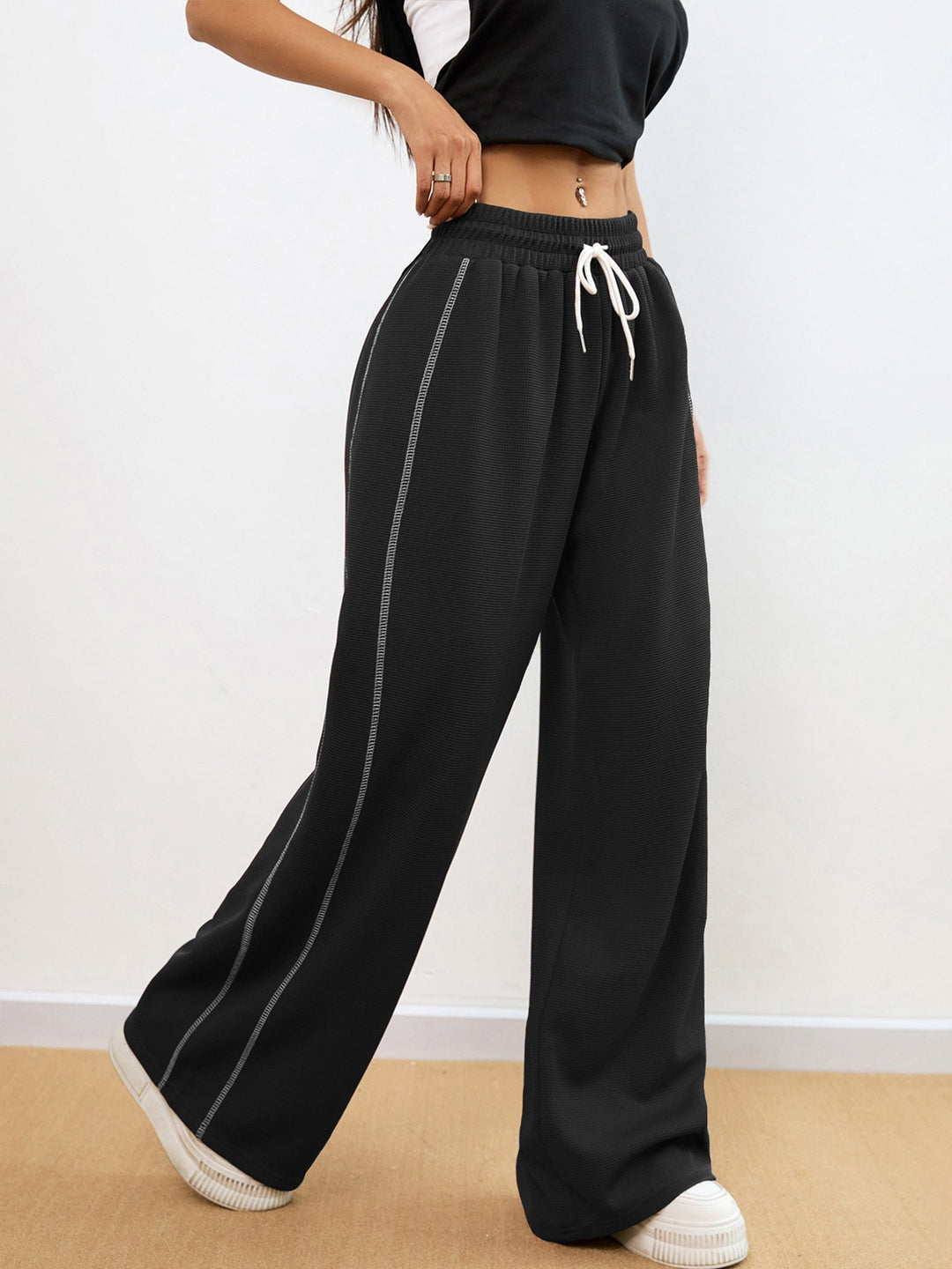 Levoire | Pantalon De Jogging À Motif Guimauve Pour Femmes En Couleur Unie