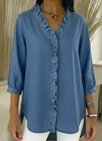 Levoire | Boé Denim Chemise Froncée