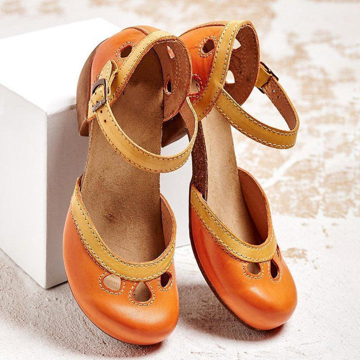 Levoire | Robe à pois classique Orange