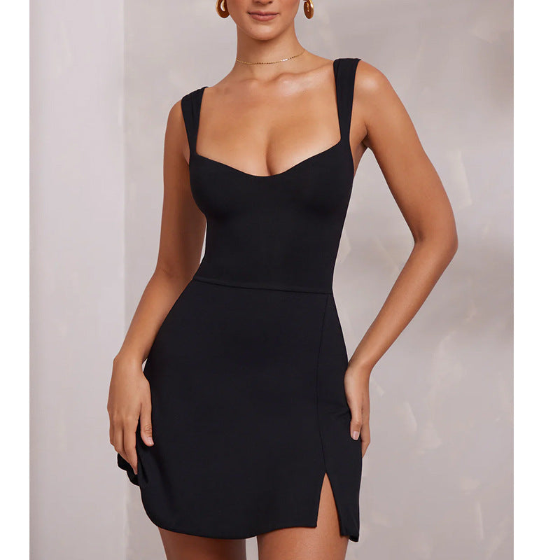Levoire | Robe Design Arrière Glamour Noir