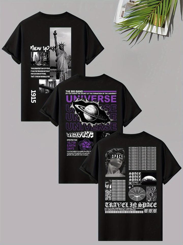 Levoire | T-Shirt Homme Avec Imprimé Thème Y2K Noir