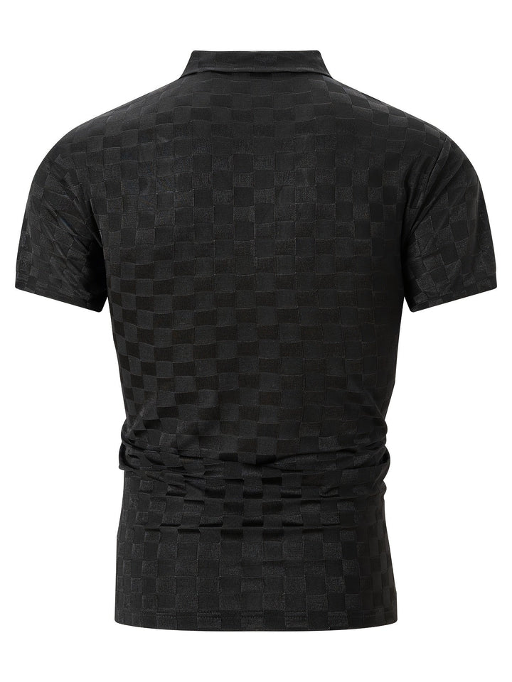 Levoire | Pull-Over À Motif Losange Vague À Manches Courtes
