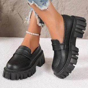 Levoire | Mocassins pour femmes avec plateforme Noir