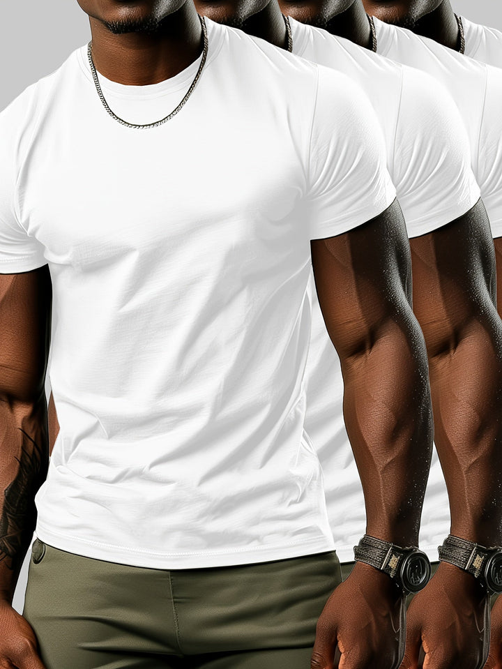 Levoire | Pack De 4 T-Shirts À Col Rond 4x blanc