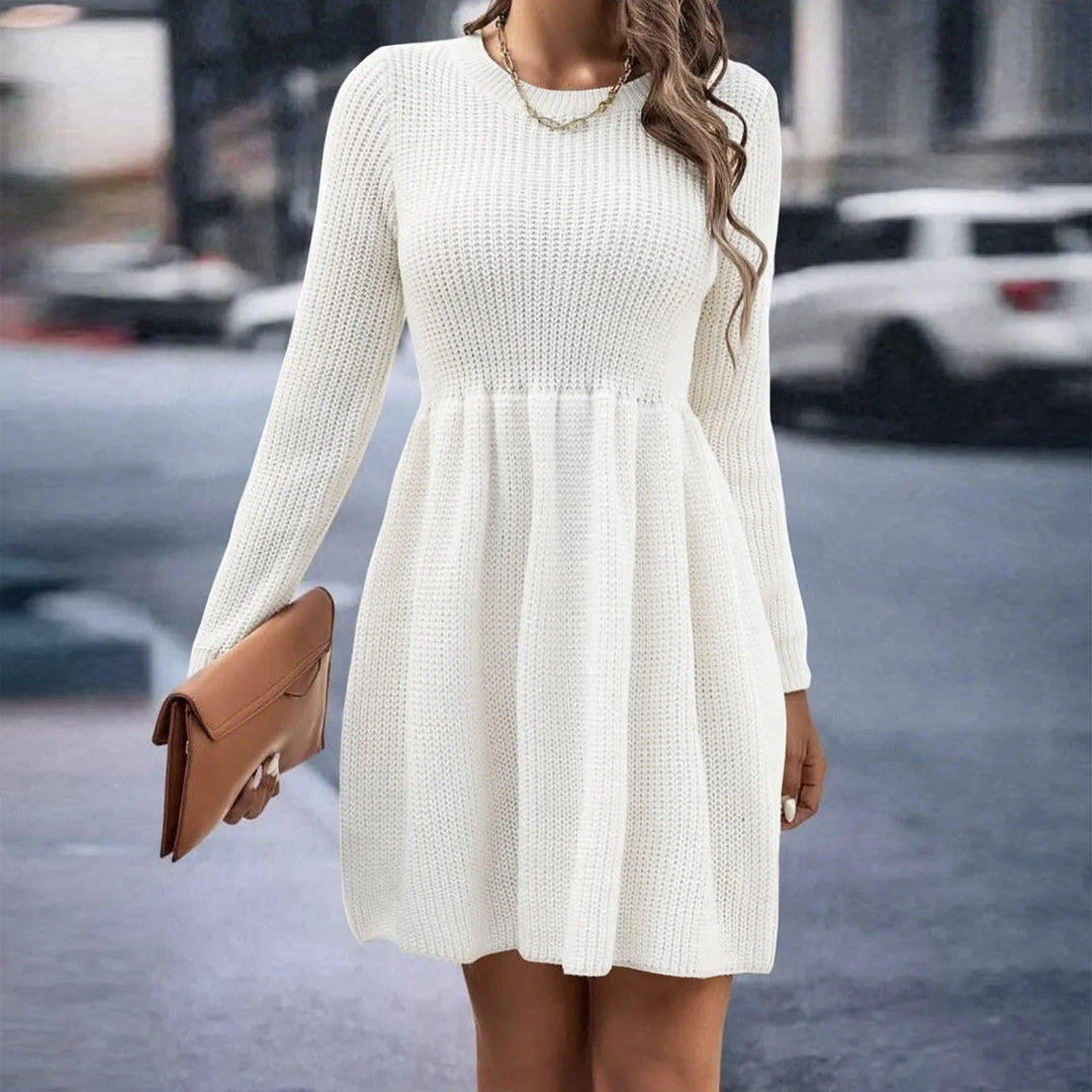 Levoire | Mini-Tricot robe pour femmes Blanc