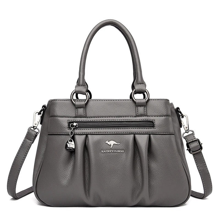 Levoire | Sac À Main De Luxe En Cuir Végan Pour Femmes Harmaa