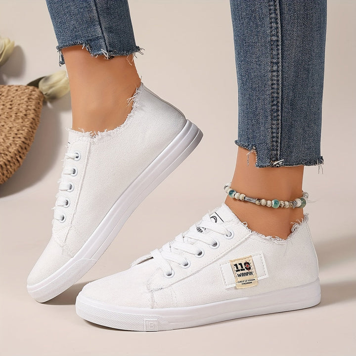 Levoire | Loisirs Tissu Chaussures Femme, Basse Chaussures De Skate À Lacets