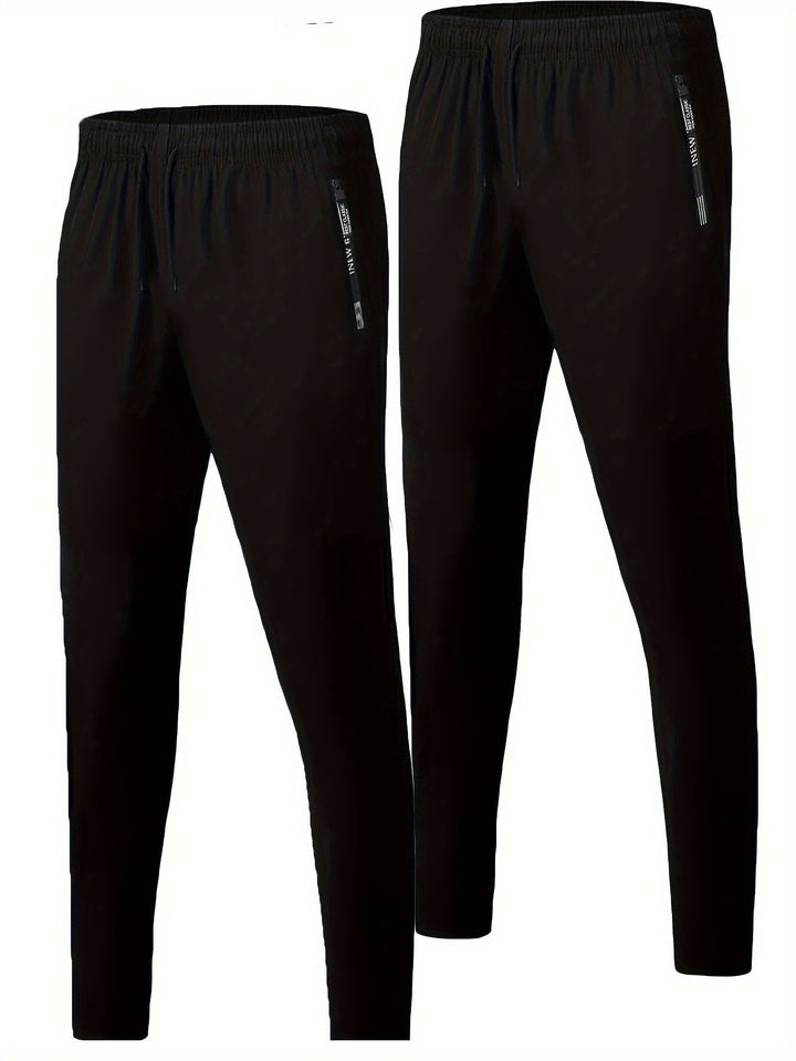 Levoire | Série De Pantalons De Jogging Bicolores Avec Des Bords Côtelés
