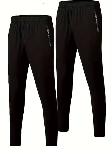 Levoire | Série De Pantalons De Jogging Bicolores Avec Des Bords Côtelés