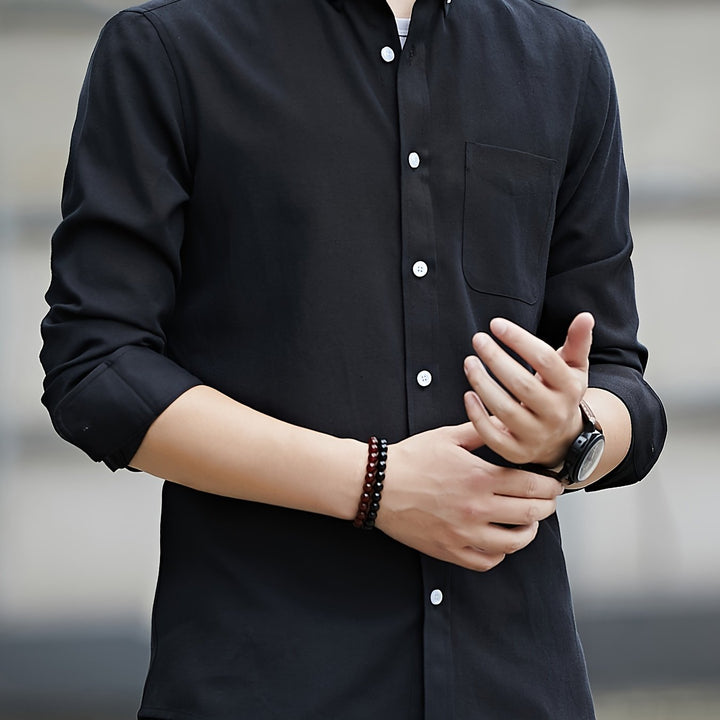 Levoire | Conception Classique Chemise Homme Avec Revers