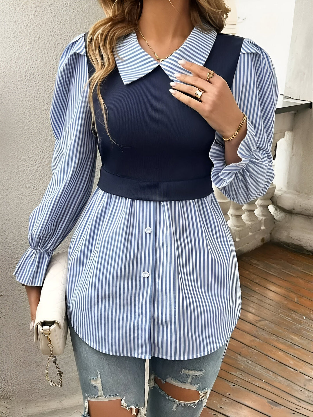 Levoire | Chemise Élégante À Rayures