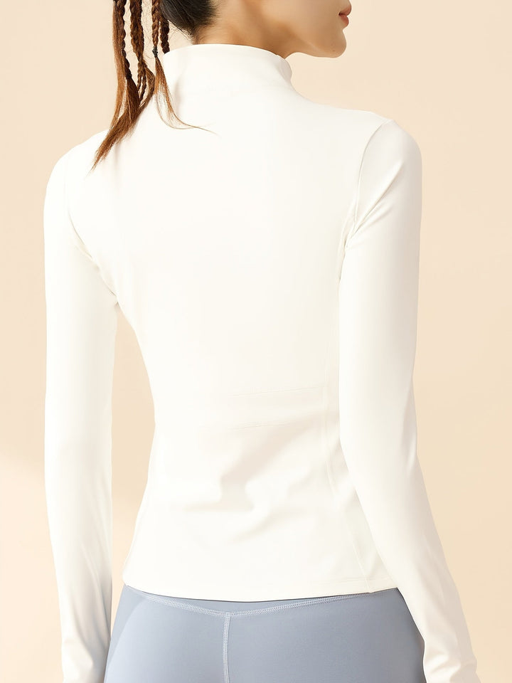 Levoire | Veste De Sport Courte En Tissu Respirant Avec Col Montant