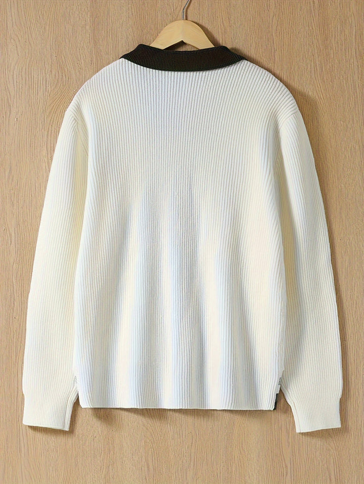 Levoire | Classiquement Rayé Pull Pour Hommes