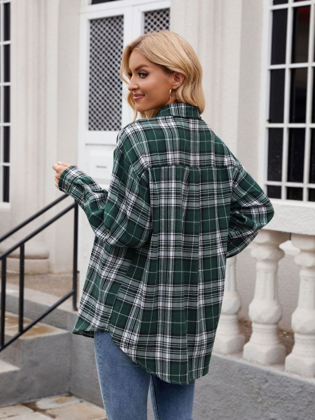 Levoire | Chemise À Carreaux À Manches Longues Et Poches