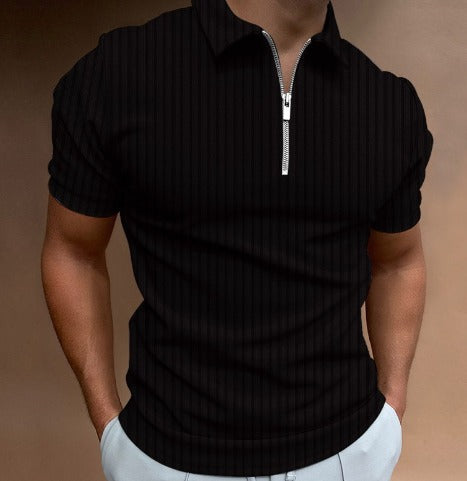 Levoire | Poloshirt En Rippstrick