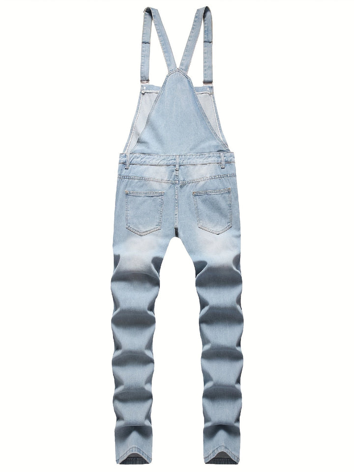 Levoire | Salopette En Denim Hip Hop Avec Poches
